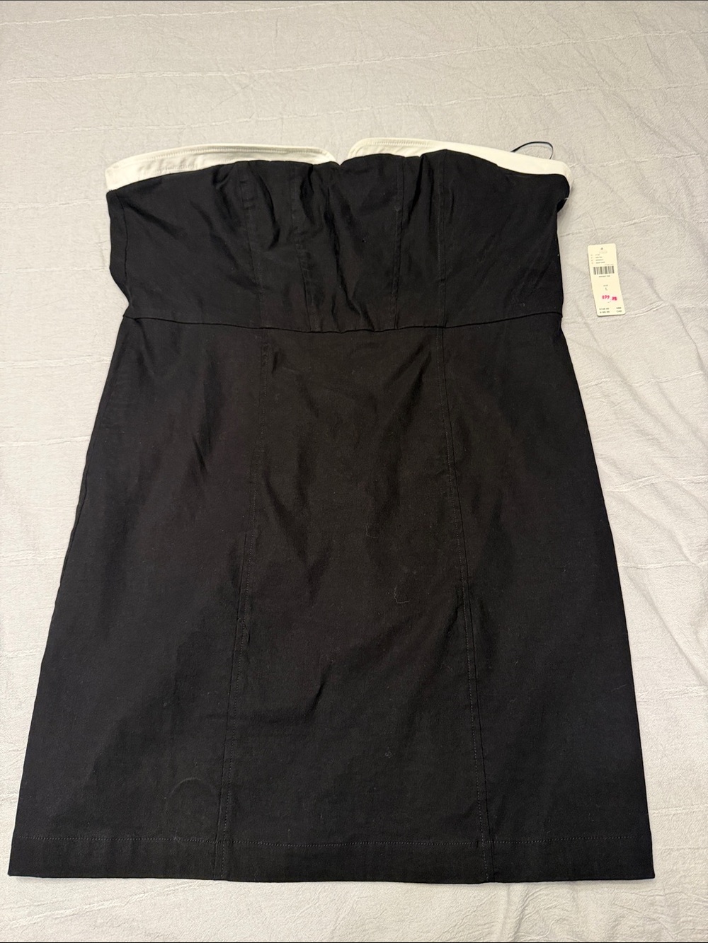 BNWT Maeve Strapless Peekaboo Mini Dress - Picture 2 of 9